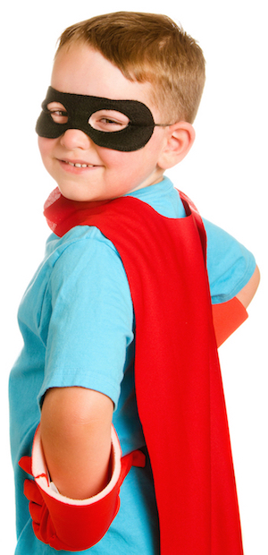 School awards superhero boy
